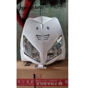 Tameng / front cover body depan BEAT KARBU, Custom mata 2 reflektor vario lama