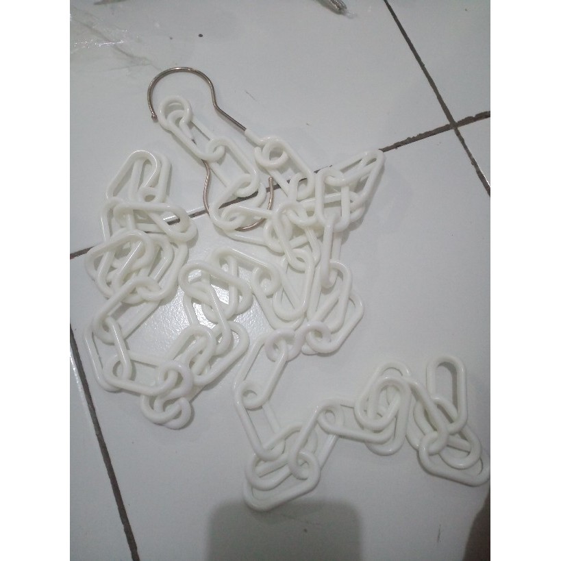 Rantai plastik 3 warna