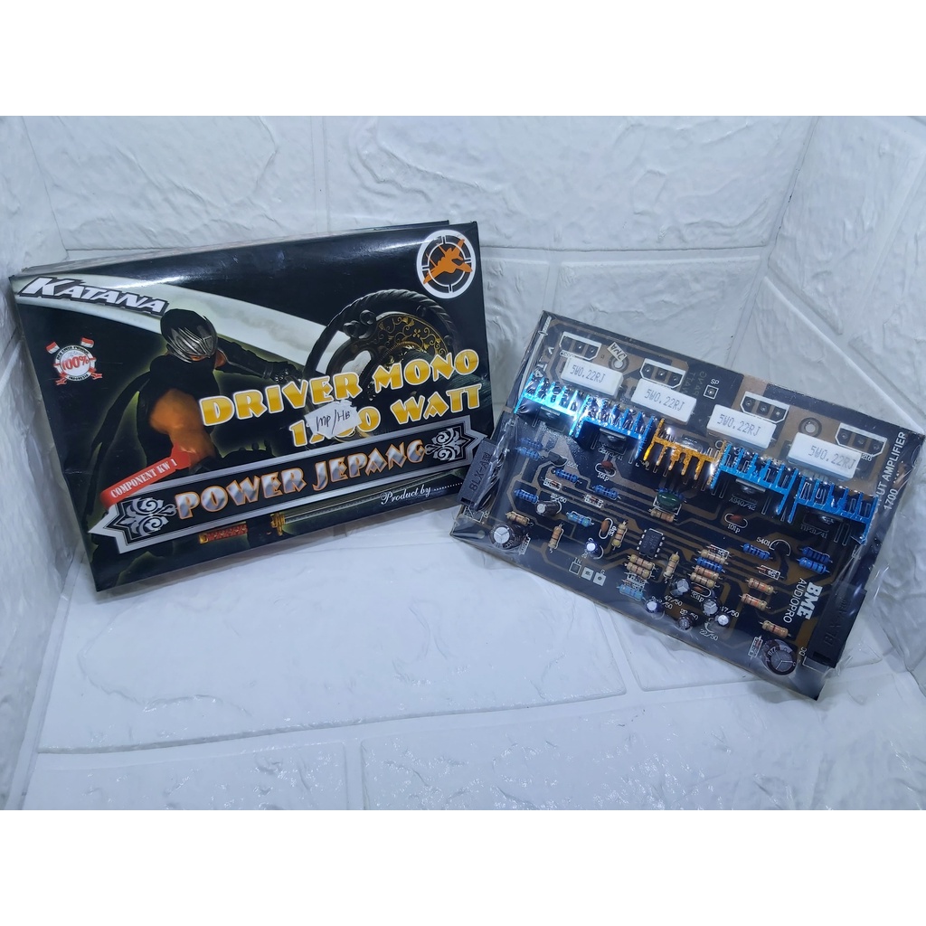 Jual KIT DRIVER POWER MONO KATANA 1700 WATT POWER JEPANG MEREK BME