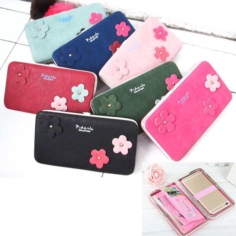 Promo Dompet tepak wanita pidanlu korea fashion HP muat android terbaru 2017 Murah