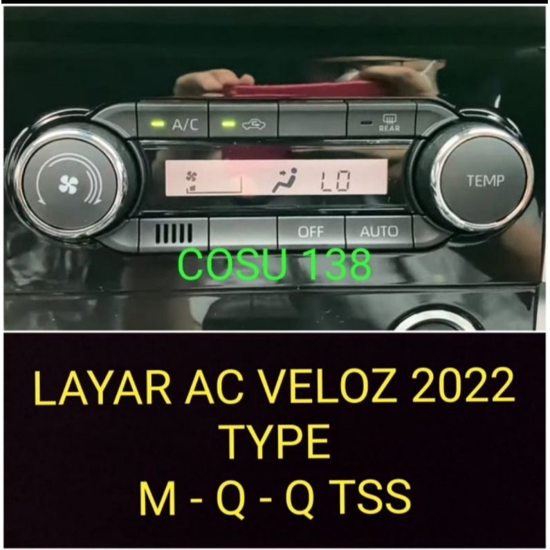 ANTI GORES PREMIUM LAYAR AC DIGITAL TOYOTA NEW VELOZ 2022