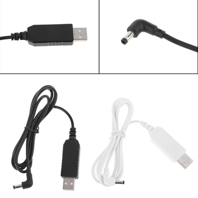 Kabel Power Supply Usb 5v To 6v 1a 4.0x1.7mm Untuk Monitor Tekanan Darah O-Mron