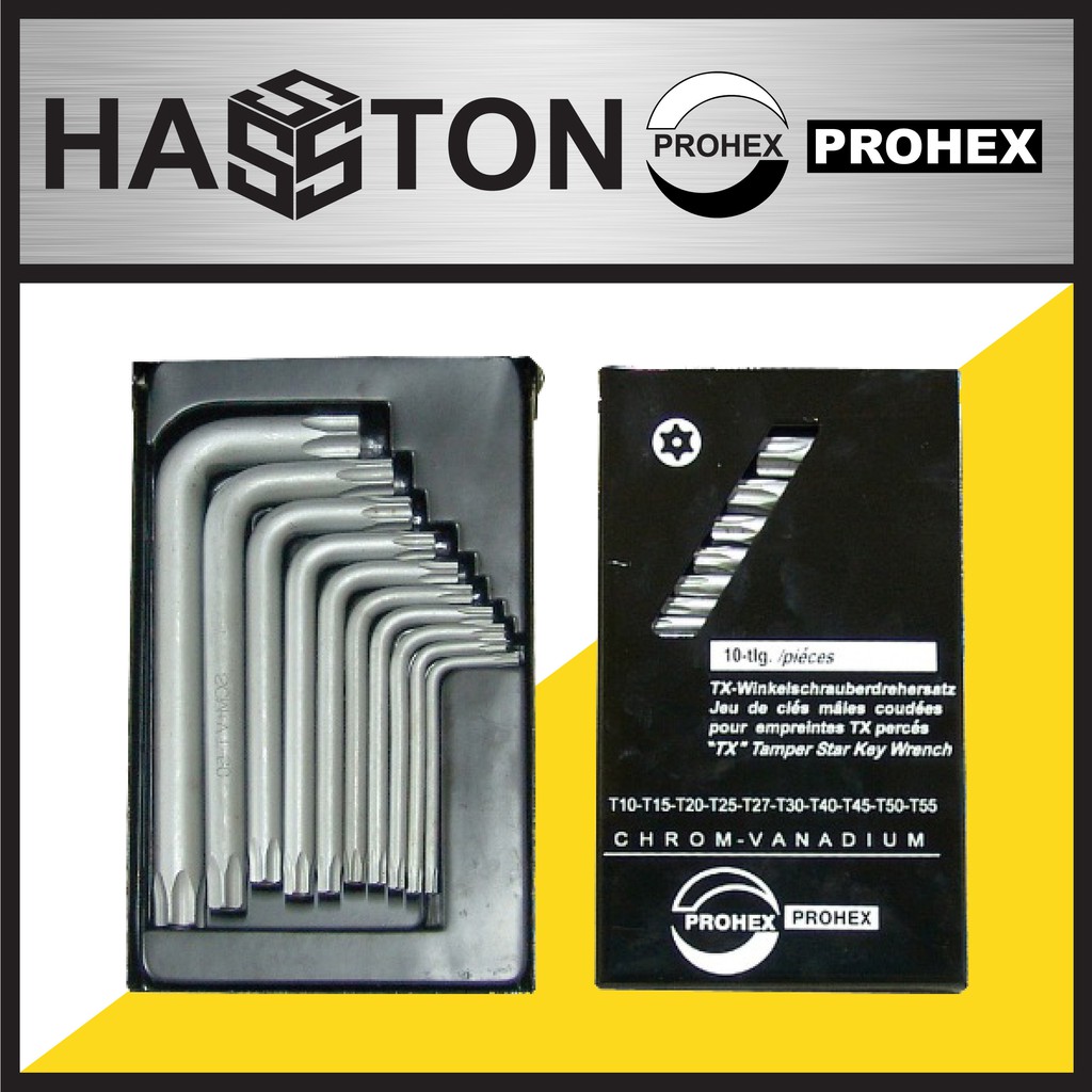 

HASSTON Kunci L 10Pcs Kaleng M (1863-010)