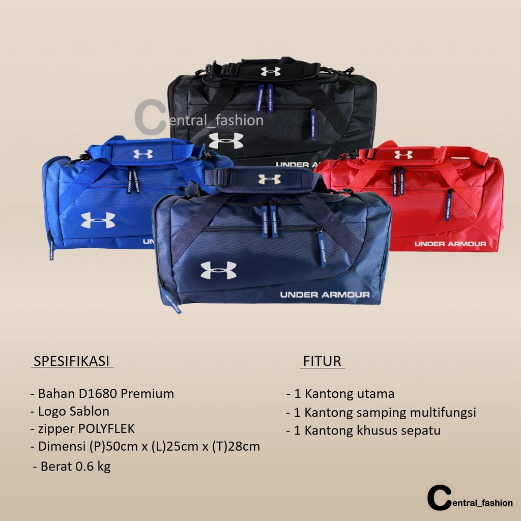 Tas Travelbag Tas Pakaian Tas Gym Duffel Travelmate Keren Premium