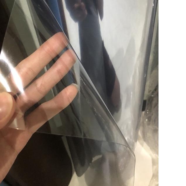 ♔ Mika Tebal 0.50 mm x 70 cm Mika Kaku Mika Rigid Meteran Plastik PVC Mika Keras 050 0,50 ➸