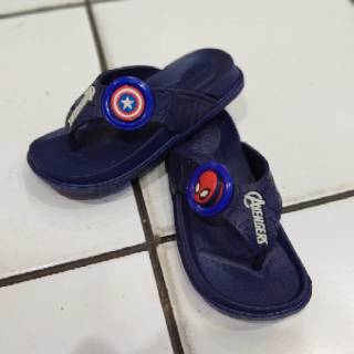  Sandal  Jepit Karet  Anak  Karekter Avengers Shopee Indonesia