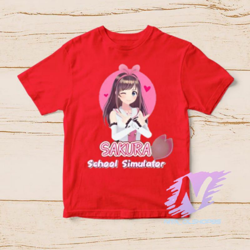 kaos sakura school simulator love terbaru kaos anak