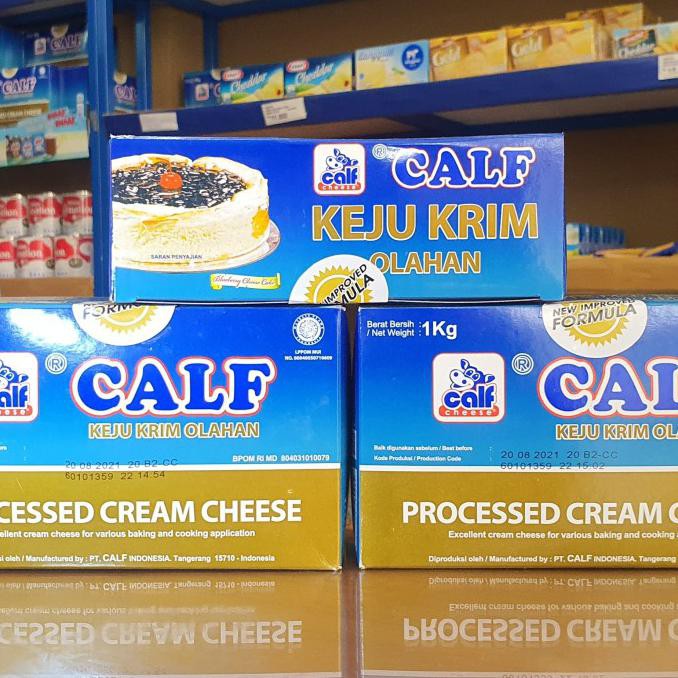 

Calf Cream Cheese 1Kg (Keju Cream Cheese Suhu Ruang) Uluyaala