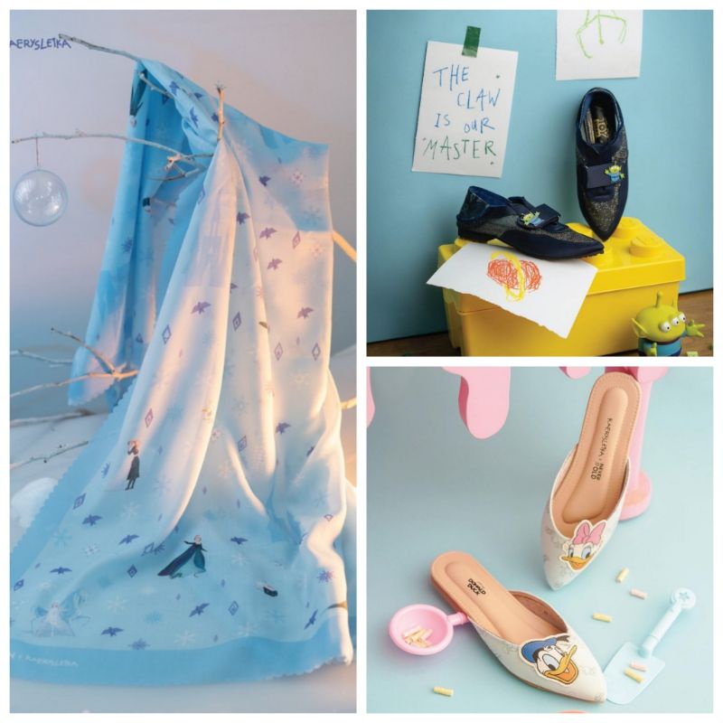 Ittaherl X Disney Toy Story Planet Sneakers Pointy Naval / Kaerysleika Donald Duck Slipper Pointy Sk