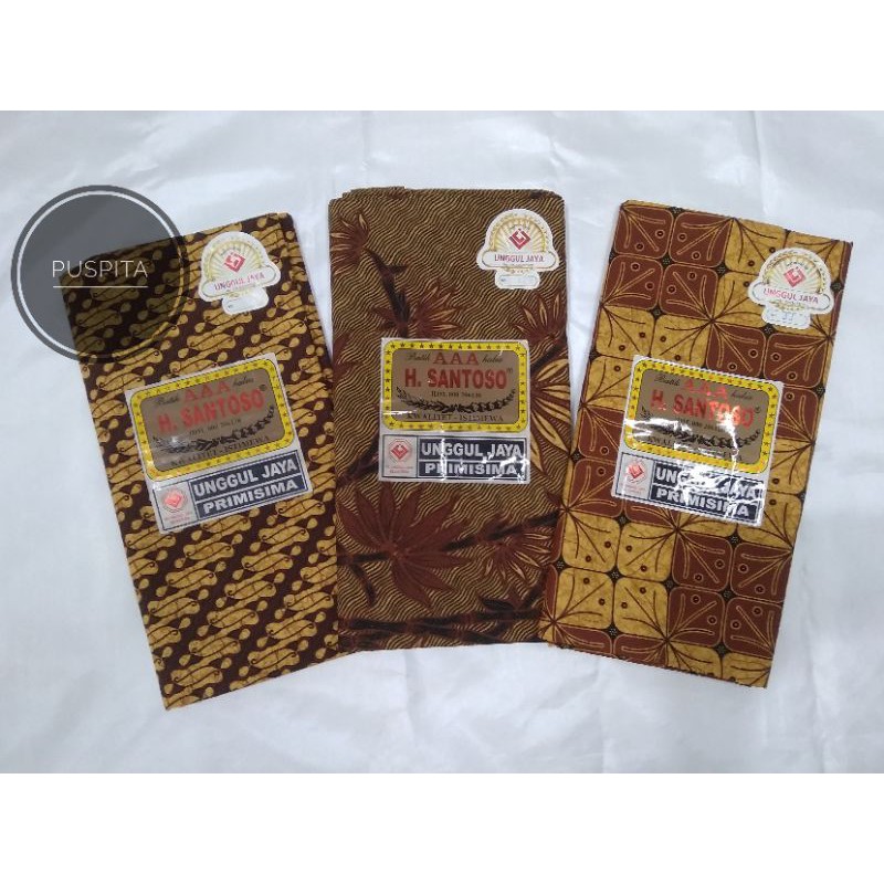 Kain Jarik Batik Cap H Santoso AAA Sogan