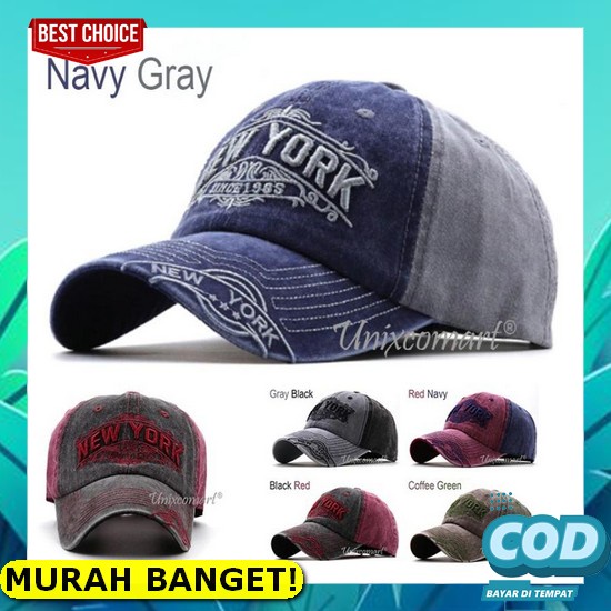 Topi Pria Polos Branded Bordir Remaja Snapback Cowok Promo Terbaru Olahraga Baseball Model Baru Kore