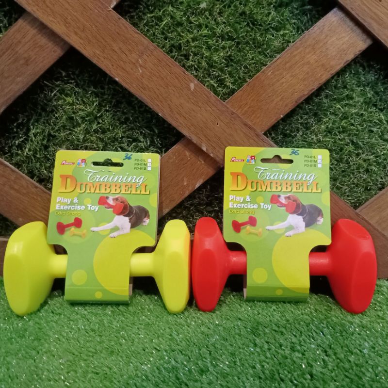 Mainan Anjing Percell Training Dumbbell Medium PD-01M