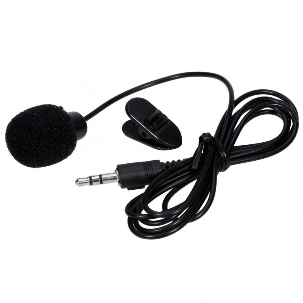 3.5mm Microphone with Clip for Smartphone / Laptop / Tablet