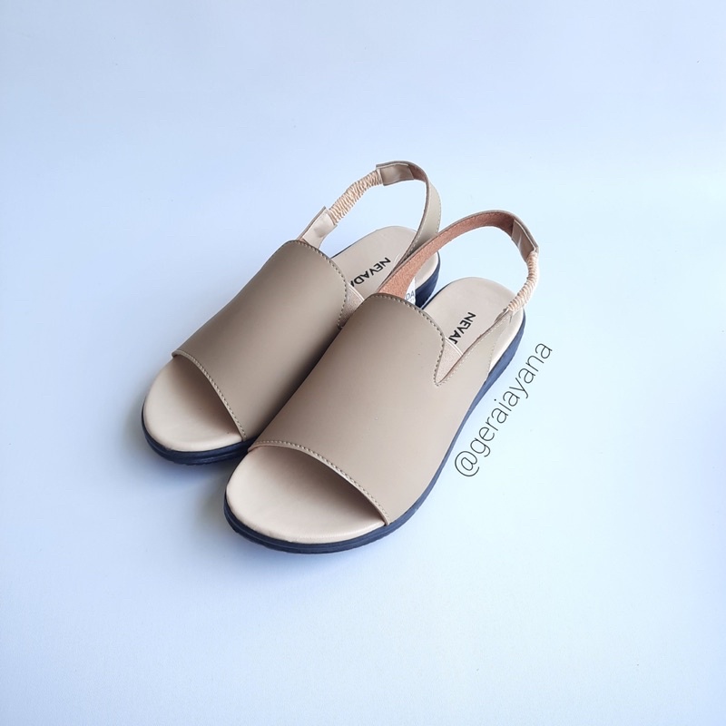 DISKON DAY! Sandal Wanita Nevada - Slop Let Nevada - Sandal Selop tali