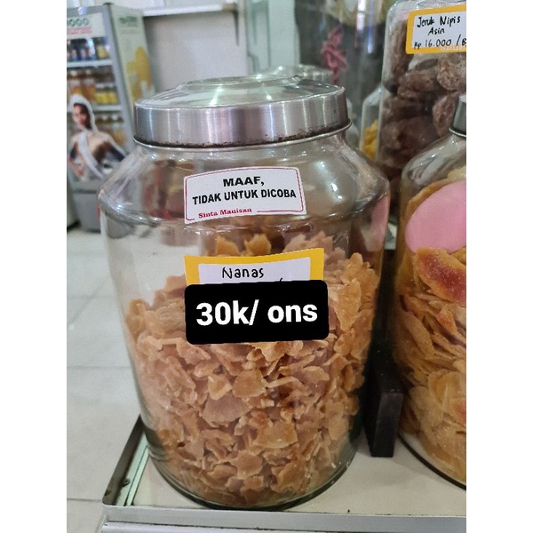 

Manisan Nanas Produksi Manisan Sinta Oleh Oleh Khas Cirebon
