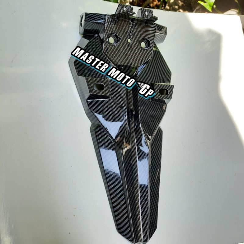 slebor belakang vario 150 / 125 - Spakbord belakang vario 125 vario 150 FI carbon black - buntut spakbor vario 150 carbon ZORO fine