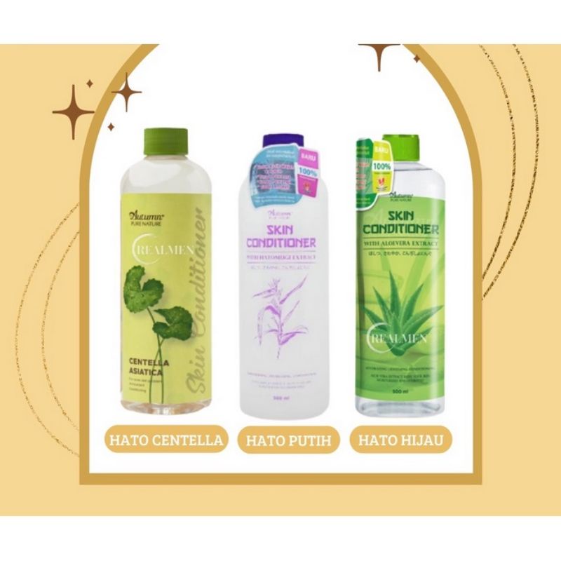 READY SKIN CONDITIONER AUTUMN HATOMUGI, HATOMUGI ALOEVERA & HATOMUGI CENTELLA