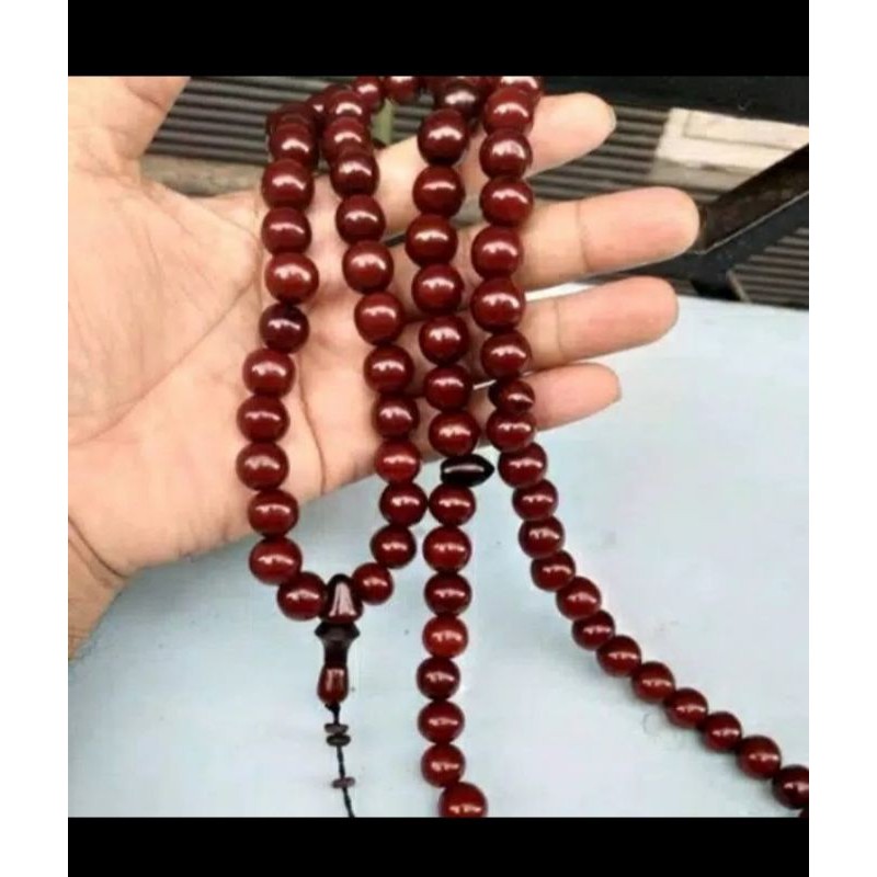 Tasbih biji gebang 12mm tasbih buah lontar asli tasbih biji lontar