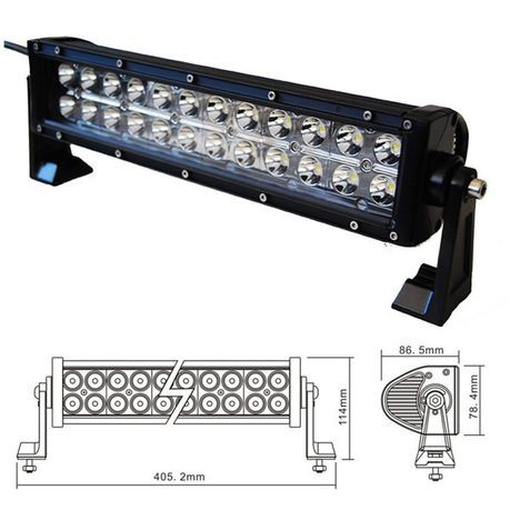 Led Light Bar 72Watt Cree Lampu Jeep 72W