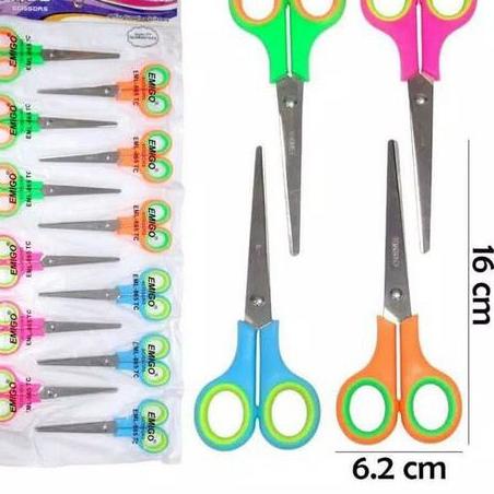 

Terbaik! 12 PCS GUNTING TANGGUNG TAJAM EMIGO / PROKENSO