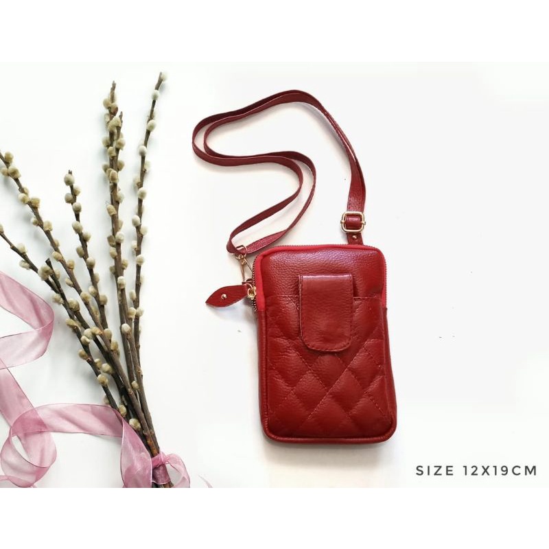 Tas HP kulit asli Garut