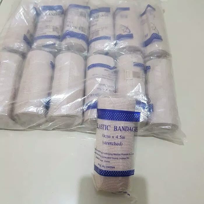 [GRAY.STORE178] Elastic Bandage 4 Inch Perban Elastis 10 cm x 4.5m Perban Lutut Tangan - BA4