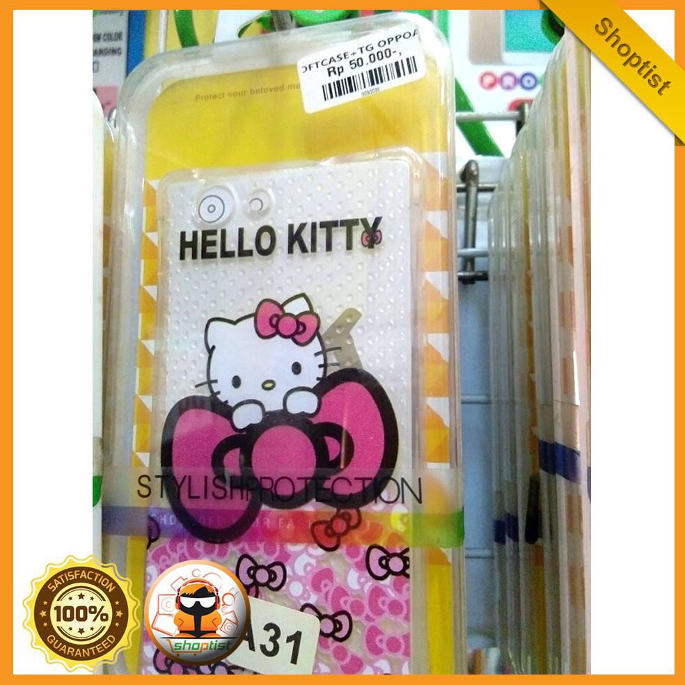 Oppo A31 Neo 5 Softcase + Tempered Glass Gambar Kartun Soft Back Case SPTA732