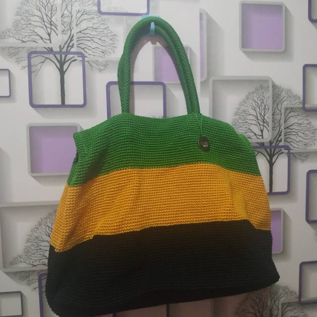 (Preloved) Tas rajut Dowa Erta large