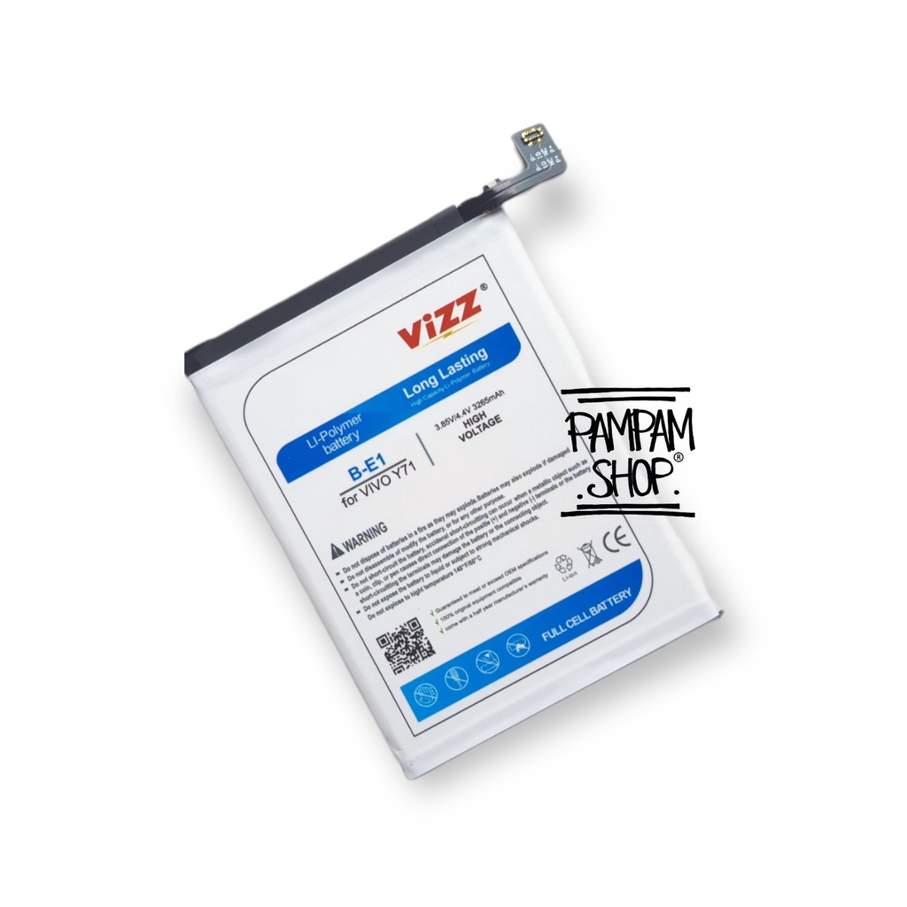 Baterai Vizz Double Power Vivo Y71 B-E1 BE1 Original Ori Batre Batrai Battery HP Handphone