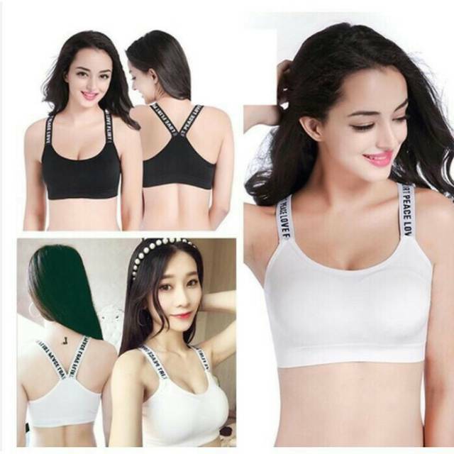 SPORT BRA GYM YOGA WITH PAD - BRA UNTUK YOGA - BRA UNTUK FITNESS