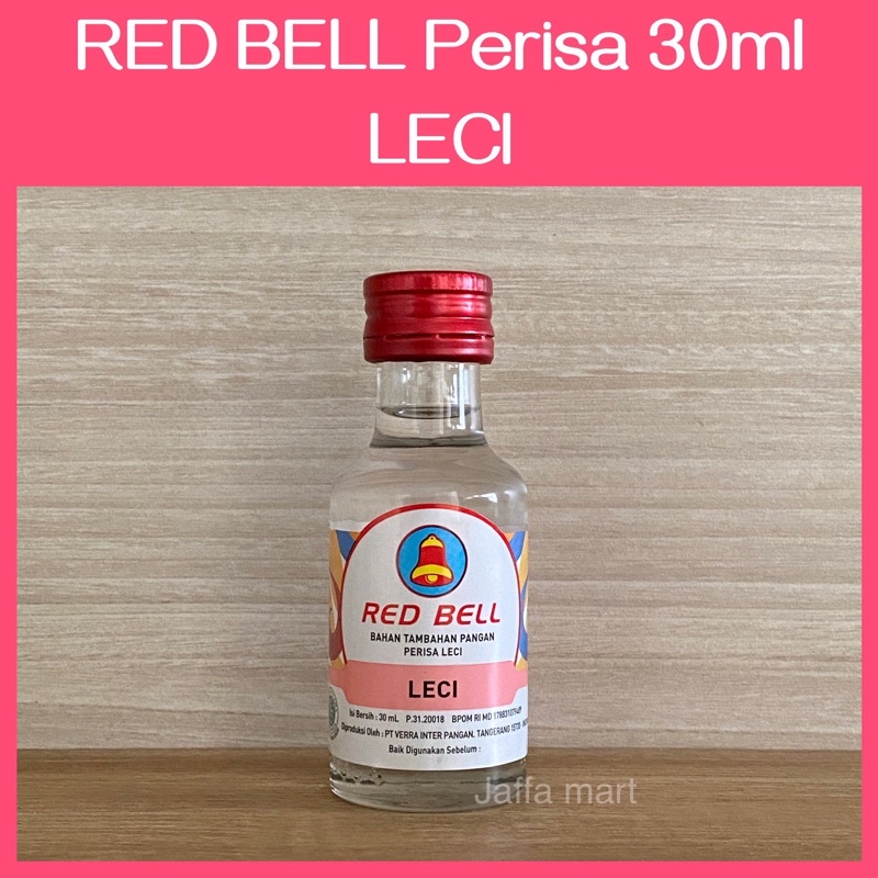 RED BELL Perisa / Essence 30ml Pencita Rasa BOTOL KACA - LYCHEE / LECI