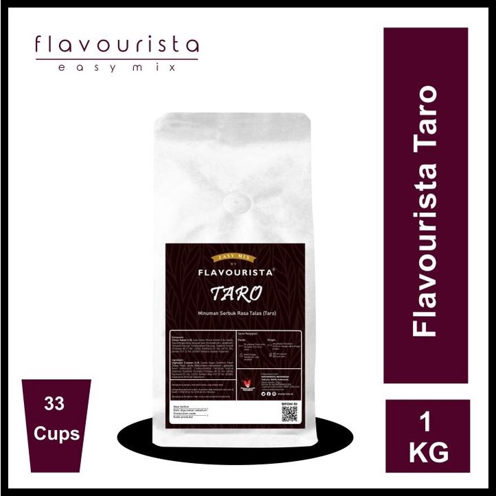 

Flavourista Easy Mix - Bubuk Minuman Rasa Taro 1000 Gram