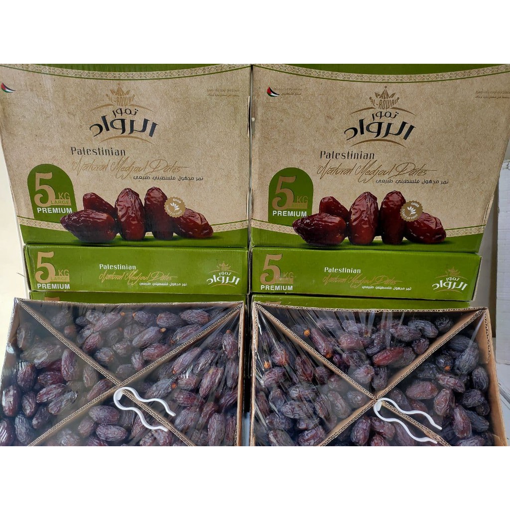 

Kurma Medjoul Rowwad Large 5Kg Premium (Palestinian)
