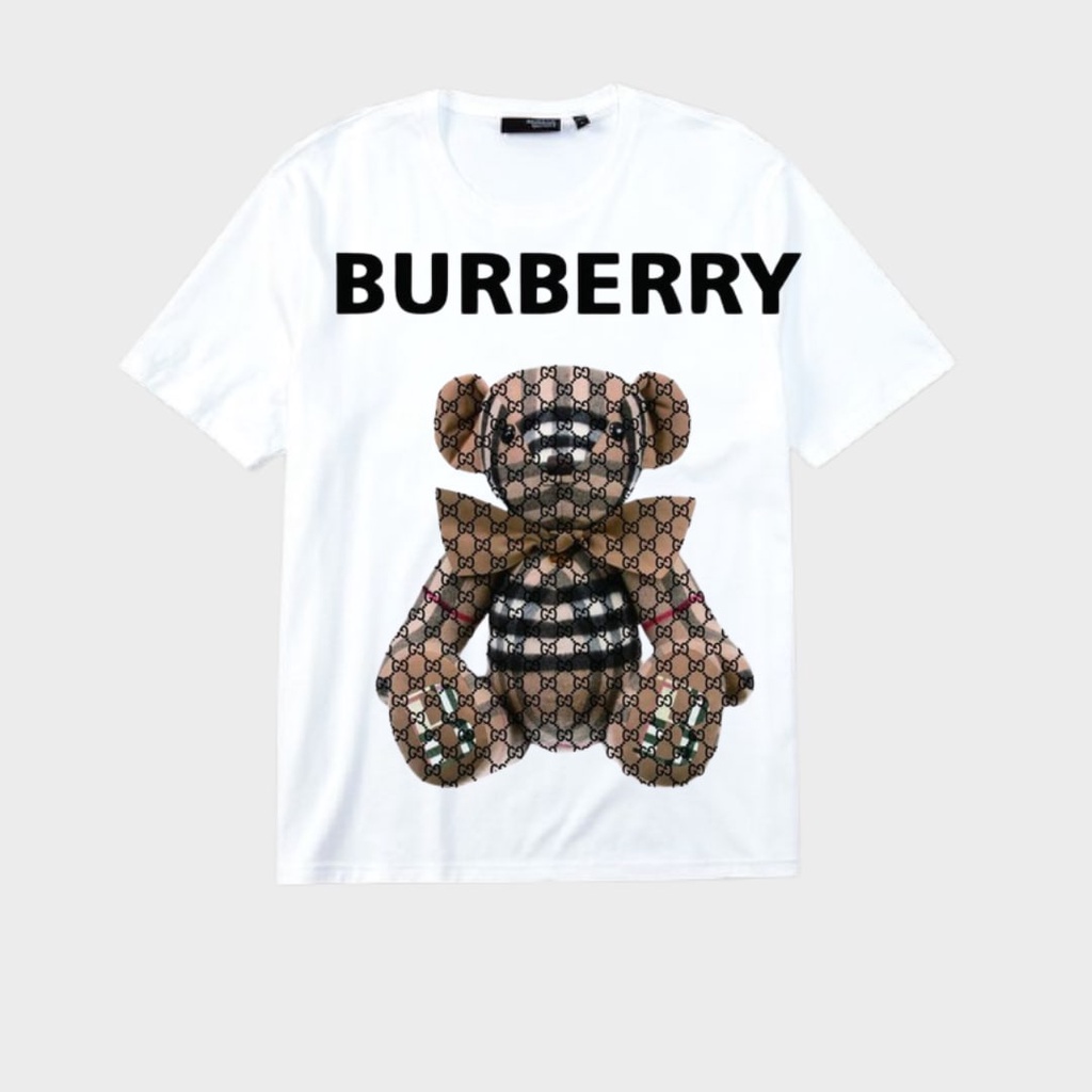 Clothing May - Kaos Burberry Kaos Koas Dewasa Anak Karater Distro Kekinin T Shirt Tshirt T-Shirt Premium Murah Unisex Wanita Perempuan Pria Laki-Laki Cowok Cewek Bahan Cotton Combed 30S Katun Kombed Sablon Dtf Murah Premium Oversize Kaus Oblong