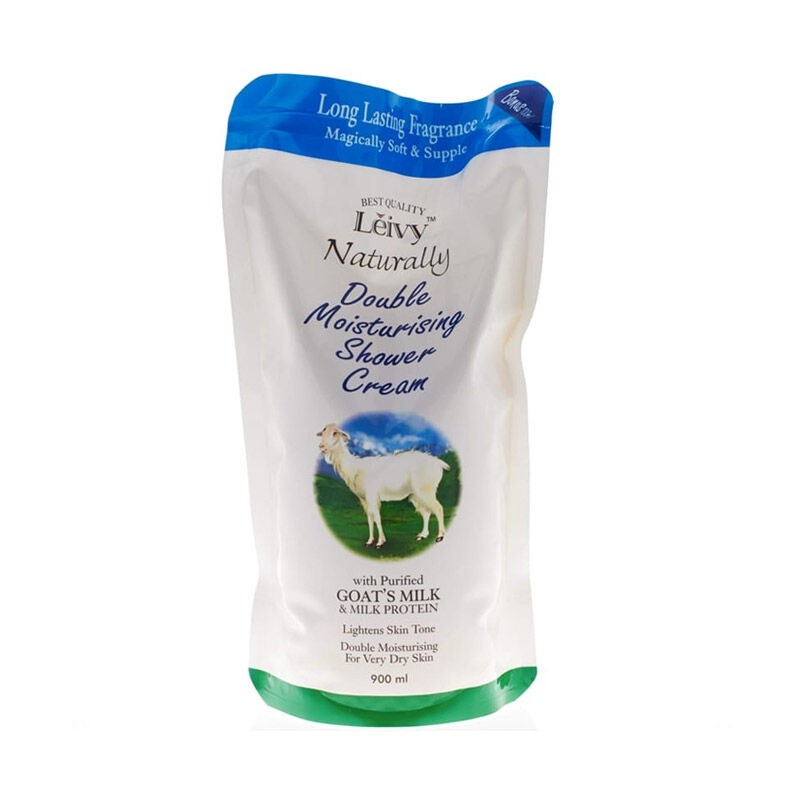 Leivy Shower Cream 900ml Sabun Kambing