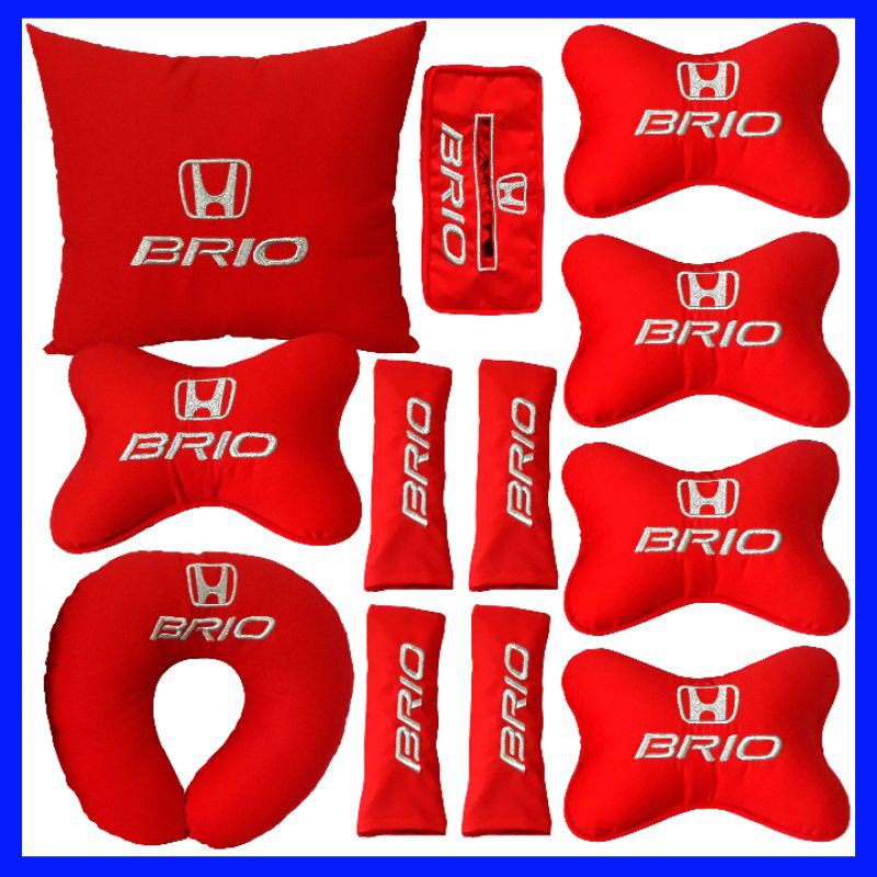 bantal mobil honda brio aksesoris interior mobil brio