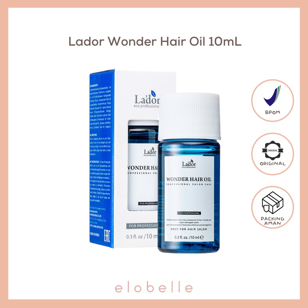 Lador Wonder Oil 10mL Small Size Wonder Series / Lador Hair Oil / Lador Minyak Rambut / Lador wonder