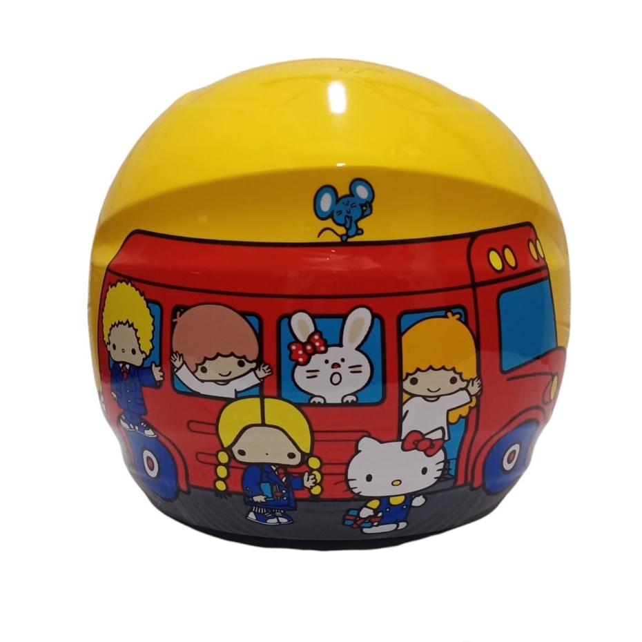 HELM BMC MILAN SANRIO MIX #2 YELLOW HALF FACE