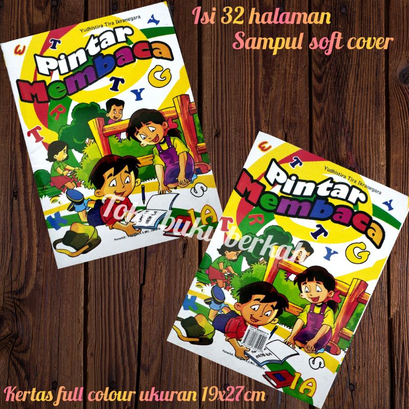 buku pintar membaca 1A 32 halaman (19x27 cm)