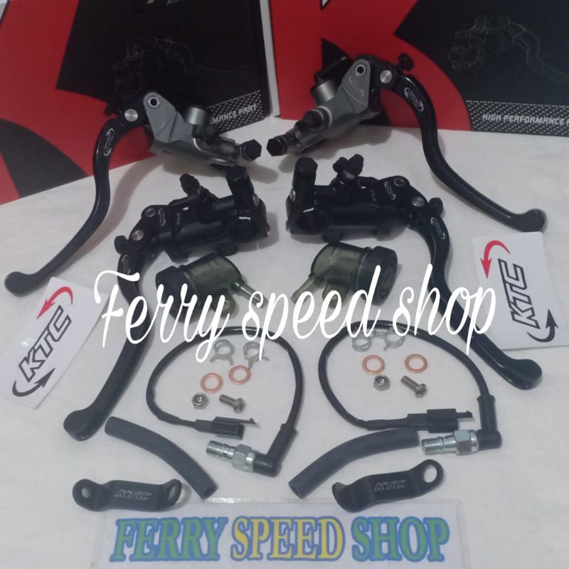 Set master rem tabung ktc racing + switch rem / Master rem ktc evo radial Nmax Pcx Adv 150 Xmax 250