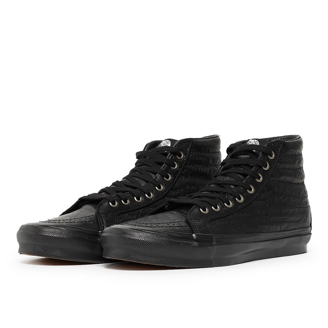 VANS OG SK8-Hi Lx JIM GOLDBERG BLACK LEATHER