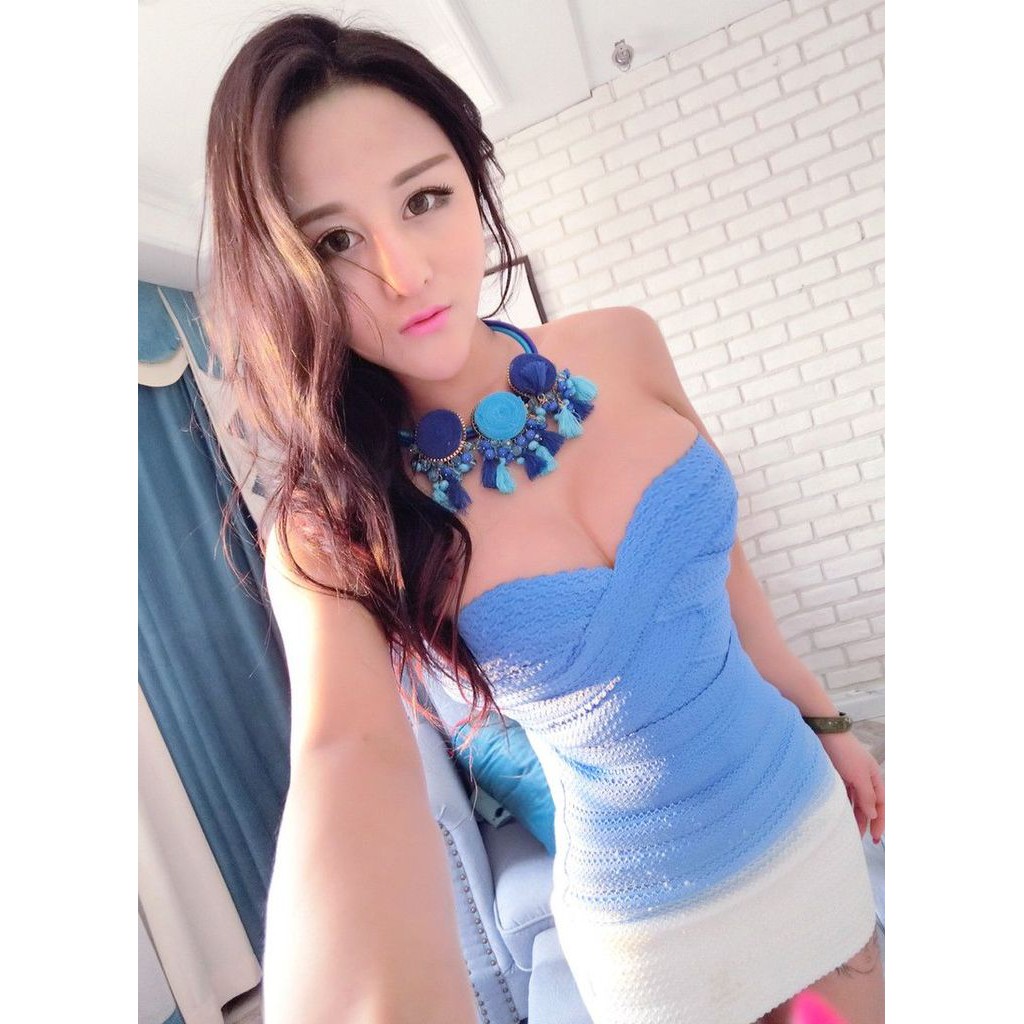 Kemben Bodycon Mini Dress Import - 30231 Summer Tube Dress