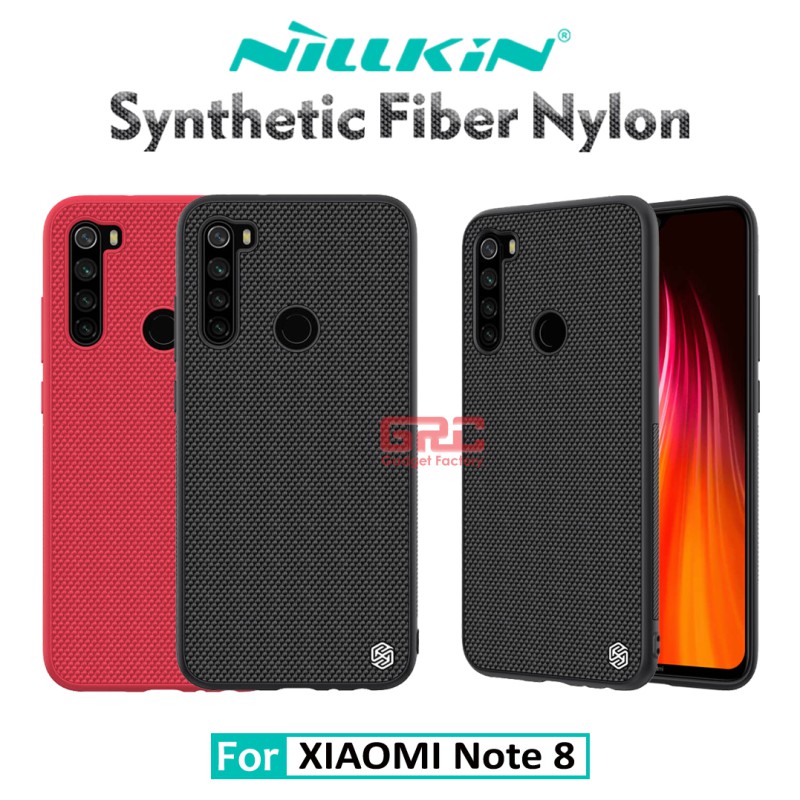 Hard Casing Case XIAOMI Redmi Note 8 Nillkin Textured Nylon Fiber Casing Original