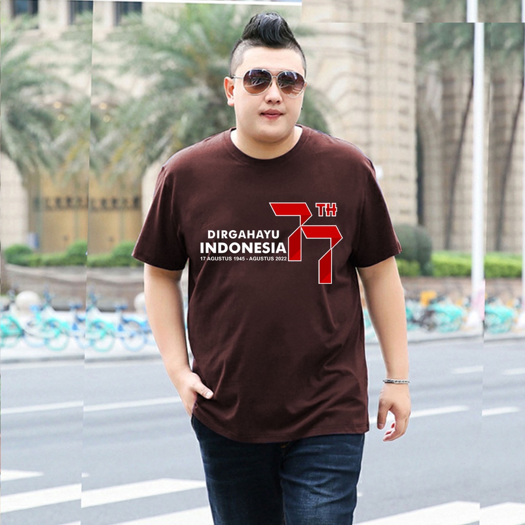 Kaos Tshirt Pria Wanita 17 AGUSTUS HUT RI REPUBLIK NKRI DIRGAHAYU 78 GARUDA PANCASILA Baju Distro Basic Lengan Pendek Cowok Kasual DTF