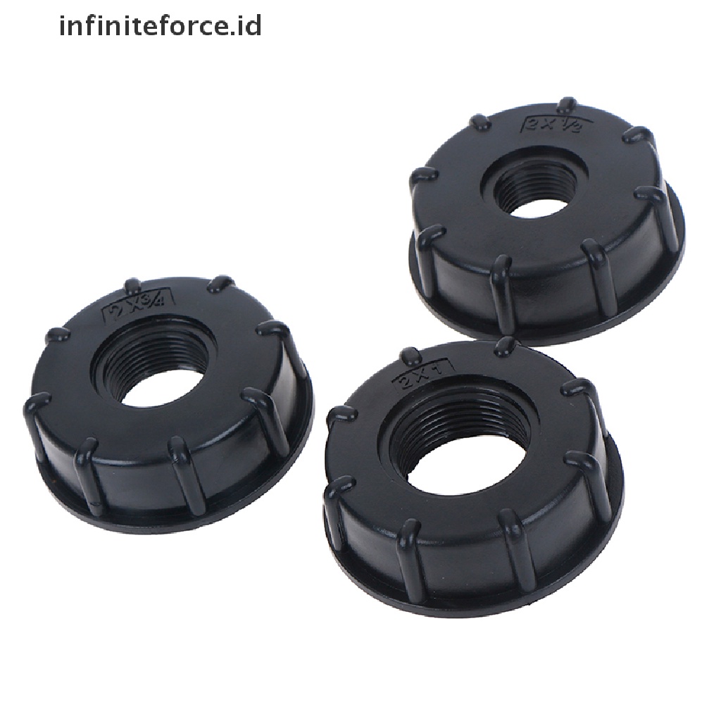 (Infiniteforce.Id) Adapter Konektor Katup Tangki Air Ibc 1 / 2 &quot;3 / 4&quot;