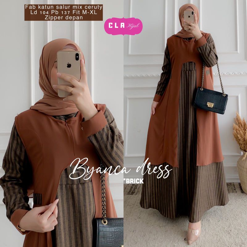 Dress Set//Byanca Dress by CLA//Gamis set Ceruty