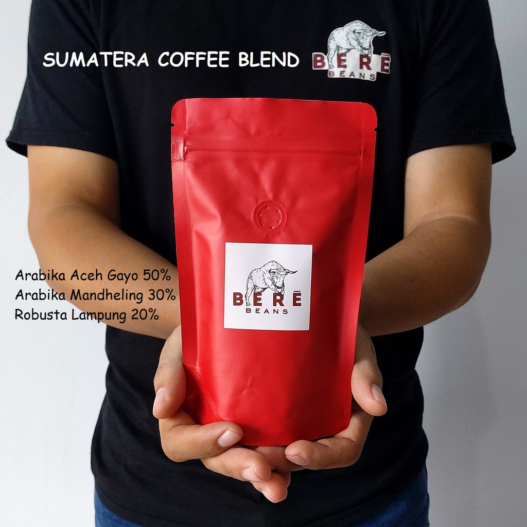 

Kopi SUMATERA HOUSE BLEND Indonesia 100 GRAM By Bere Beans Biji Bubuk Coffee Bean Arabika Robusta