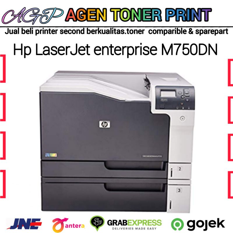 Printer Hp Color LaserJet Enterprise M750DN A3 Siap Pakai