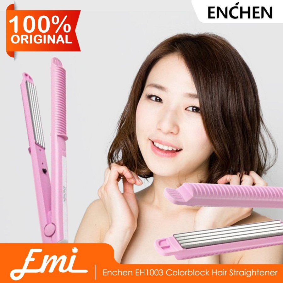 Enchen EH1003 Colorblock Hair Straightener Catokan Rambut