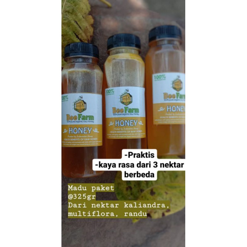 

Madu Bee Farm Paket Kamura (Kaliandra, Multiflora, Randu @300g x 3 botol = 900 gr.